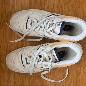 New Balance Women’s 550 Sneakers – Cream and White